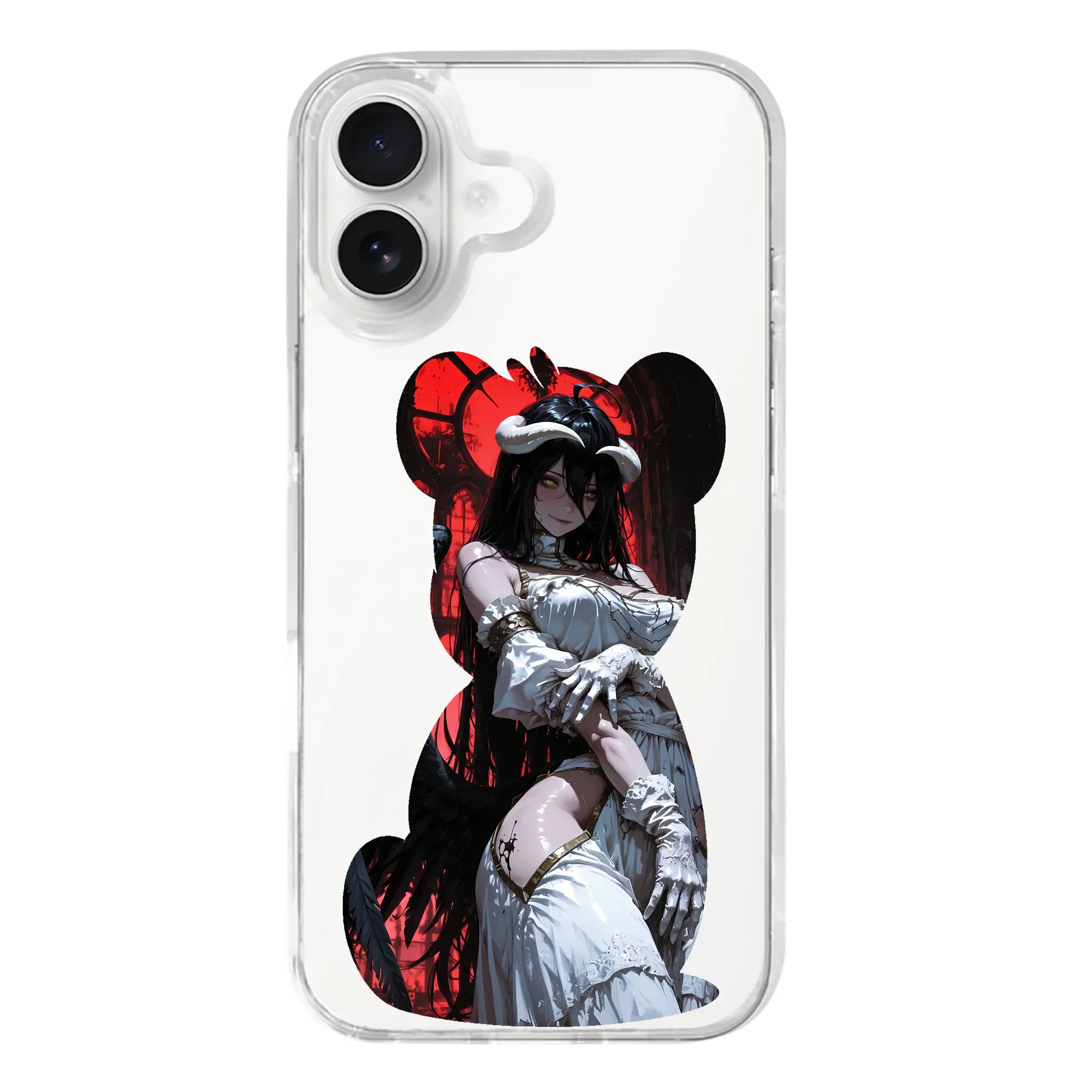 オーバーロード グッズ アルベド - iPhone 17シリーズ 透明スマホケース – 薄型・耐衝撃・精密フィット保護カバー